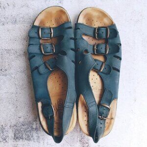 Fly Flot Italy Anatomic Anti-Shock Leather Sandals Comfort Shoes size 37